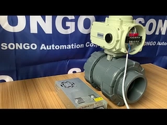 SONGO Plastic True Union Electric PVC Ball Valve