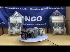 SONGO Stainless Steel Flange Pneumatic Ball Valve