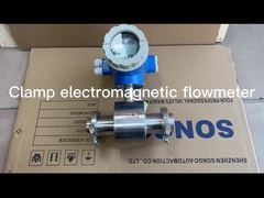Clamp electromagnetic flowmeter