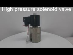 High Pressure Solenoid Valve 5000psi 350bar Stainless Steel 304 Normally Closed Open
