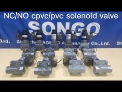  CPVC Corrosion Resistance Magnetic Solenoid Valve For Sulfuric Alkali Acid