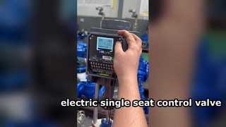 電動シングルシートコントロールバルブ